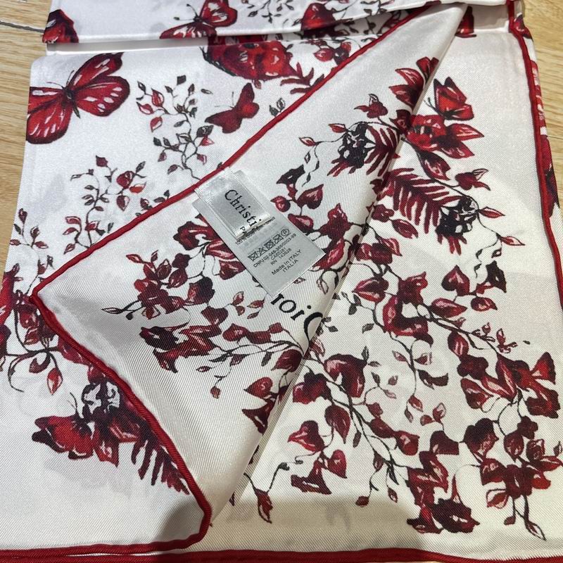 Dior silk scarf 90X90cm E12 (4)